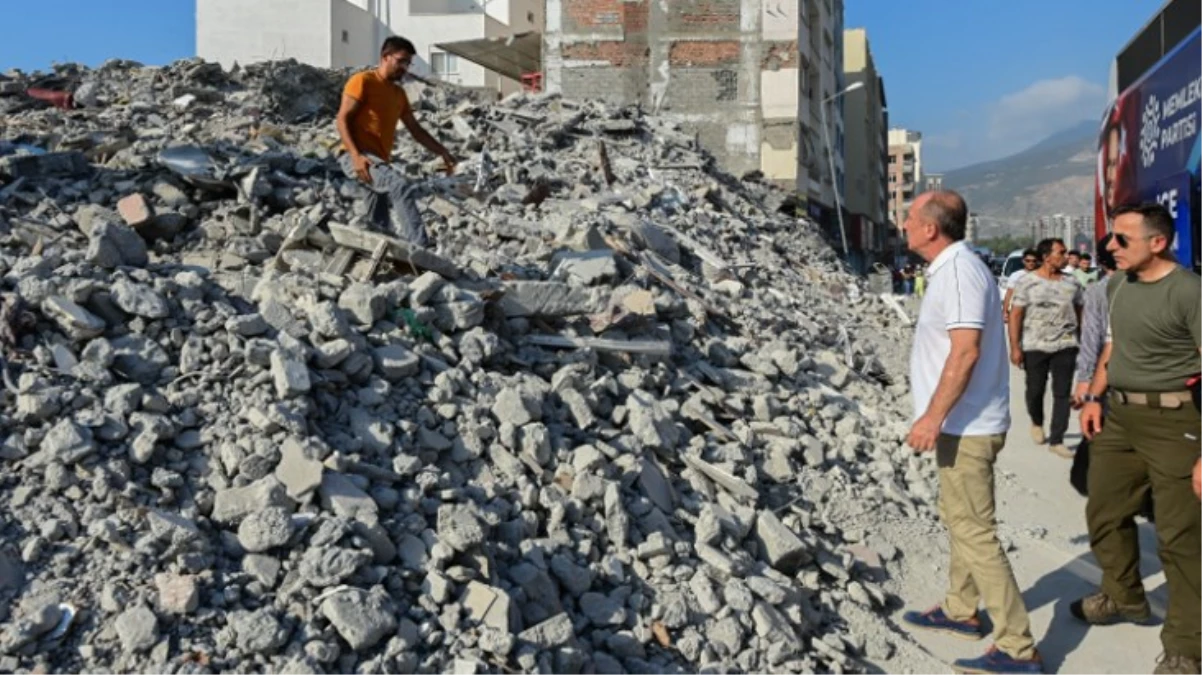 İskenderun'u ziyaret eden İnce: Depremin üzerinden 6 ay geçmesine rağmen hala enkaz gördük, çok üzüldüm